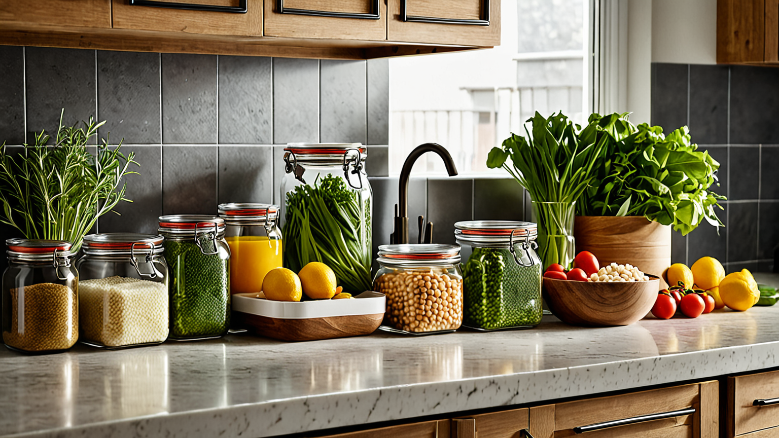 さまざまな食材の保存方法をまとめたイラスト