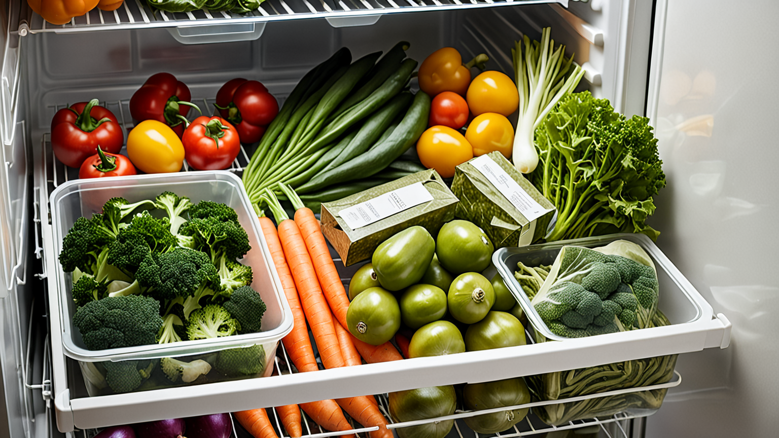 冷蔵庫の野菜室に保存された塩昆布