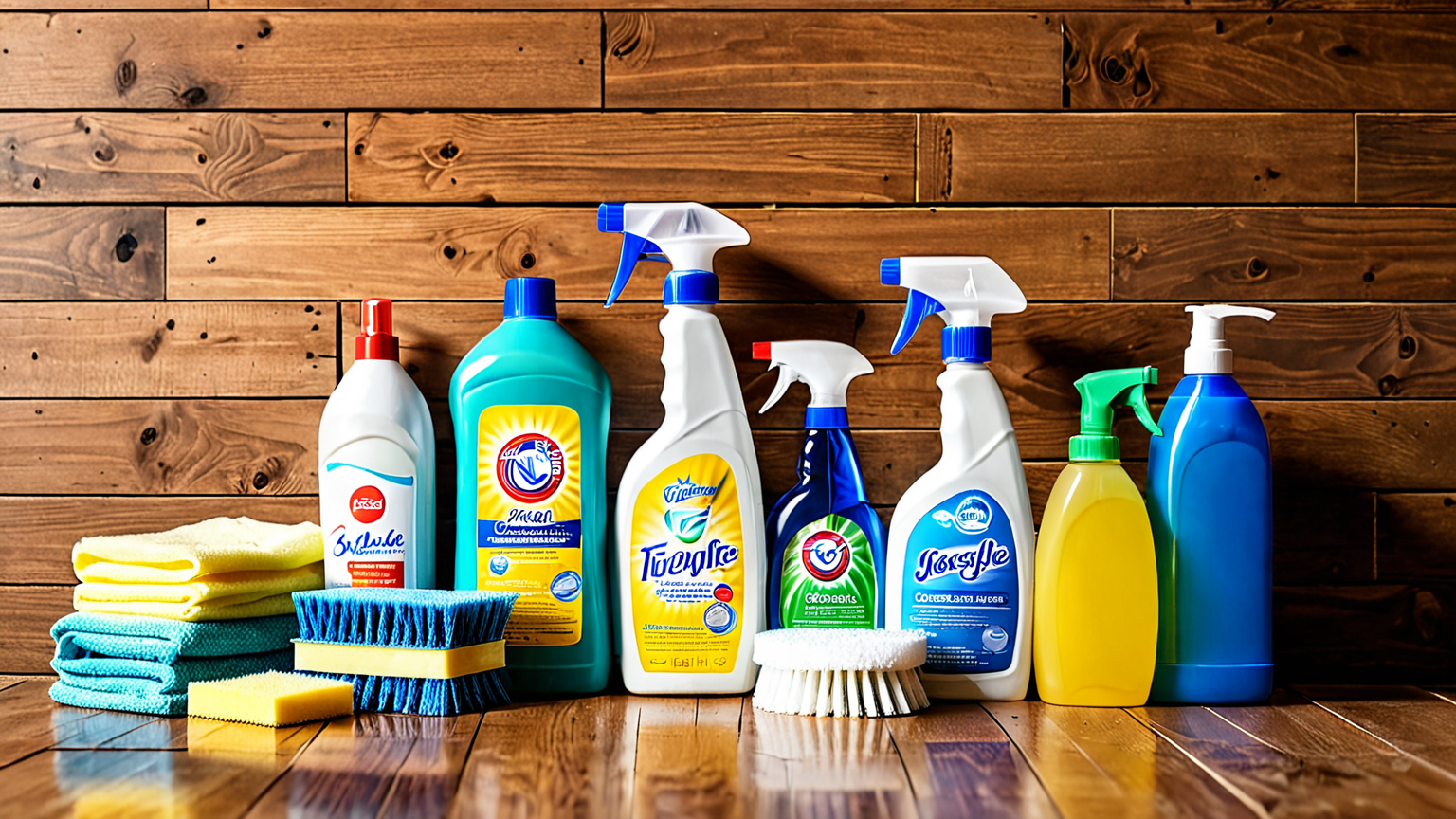 掃除用アイテムの集合写真