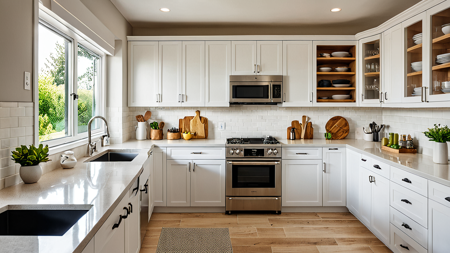 キッチン全体の清掃イメージ