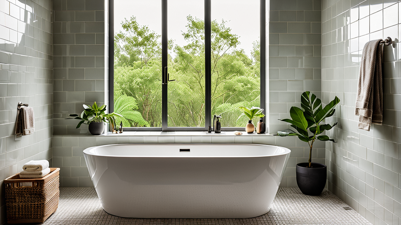 頑固なカビを掃除している様子