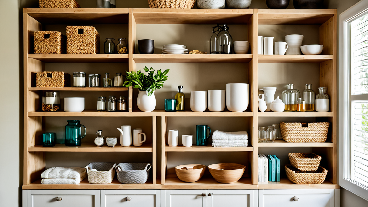 すっきり整理された収納スペース