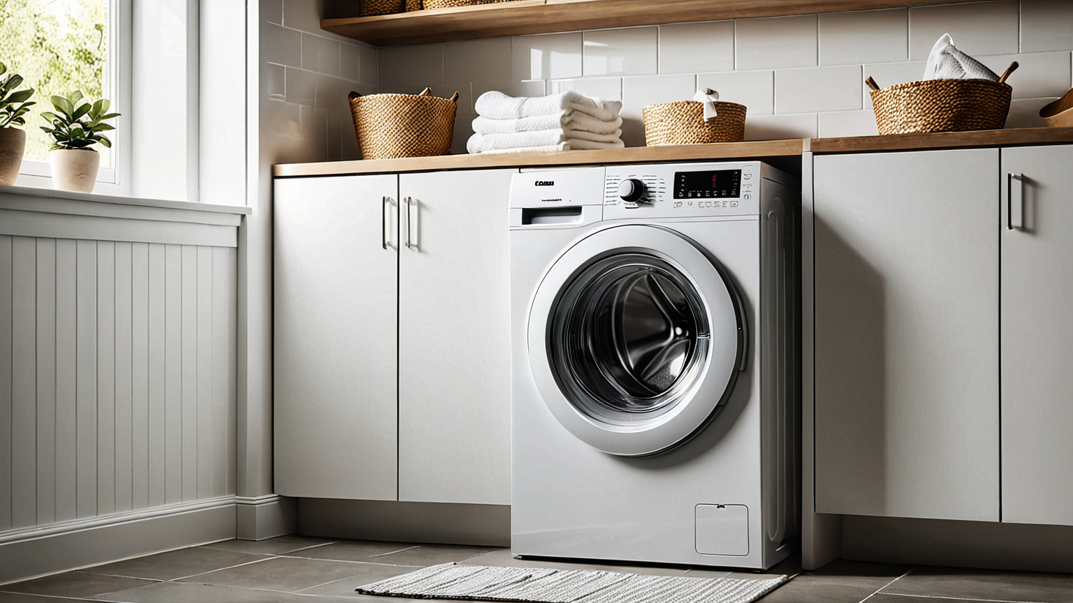 ドラム式洗濯機の洗濯槽内部