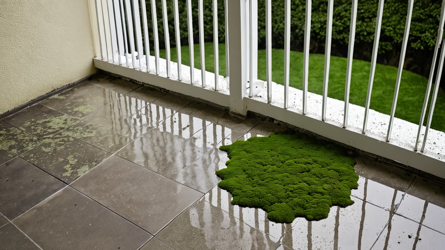 ベランダ コケ 落とし方 重曹のイメージ画像