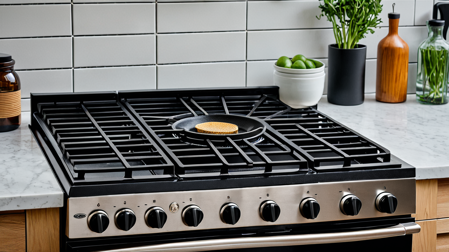 ガスコンロ 五徳 焦げ 落とし方 重曹のイメージ画像