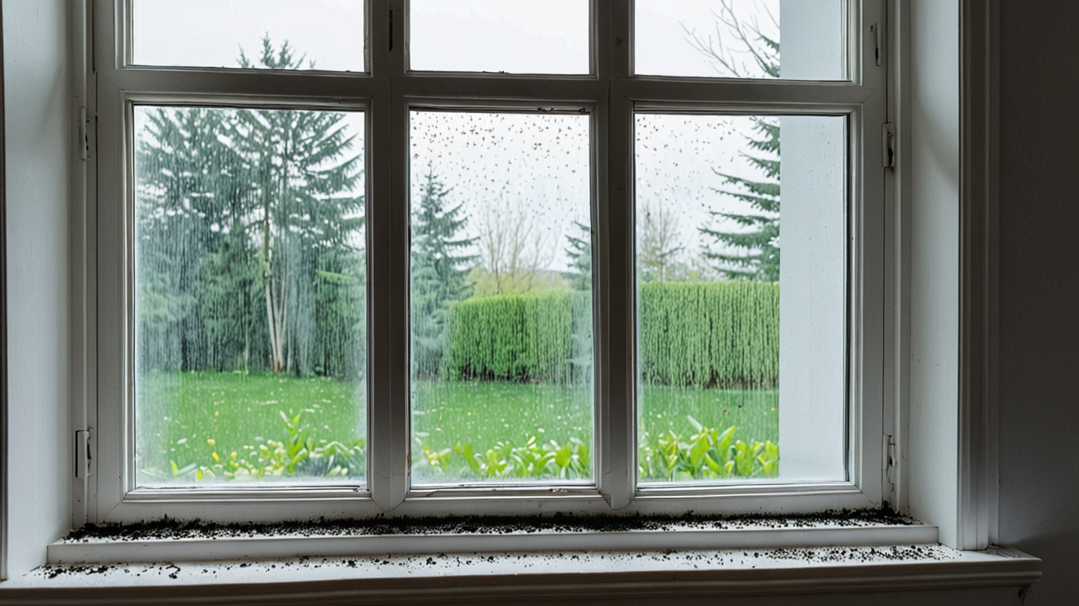 窓 ゴムパッキン カビ 掃除のイメージ画像