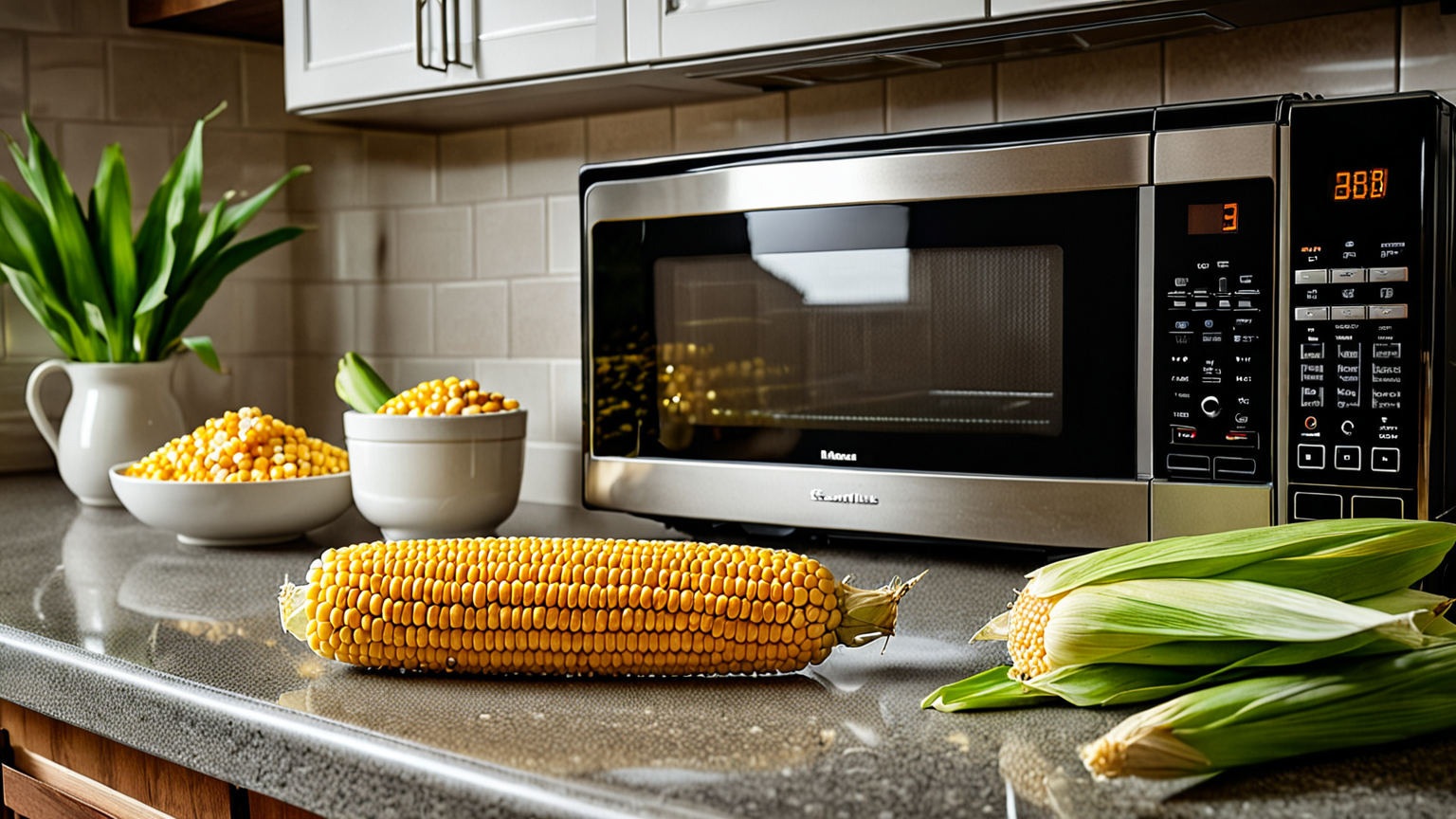 とうもろこし 茹で方 皮付き レンジのイメージ画像