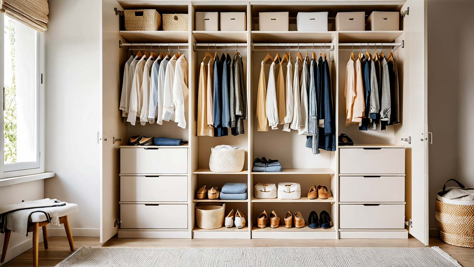 クローゼット 扉 なし ほこり 対策のイメージ画像