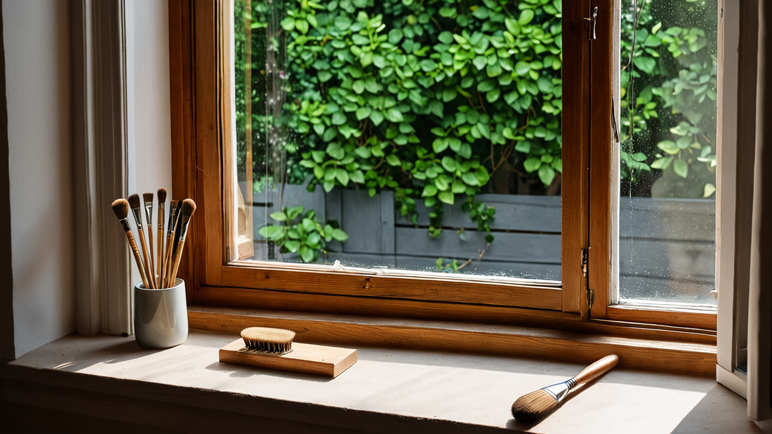 窓 桟 掃除 簡単 ブラシのイメージ画像