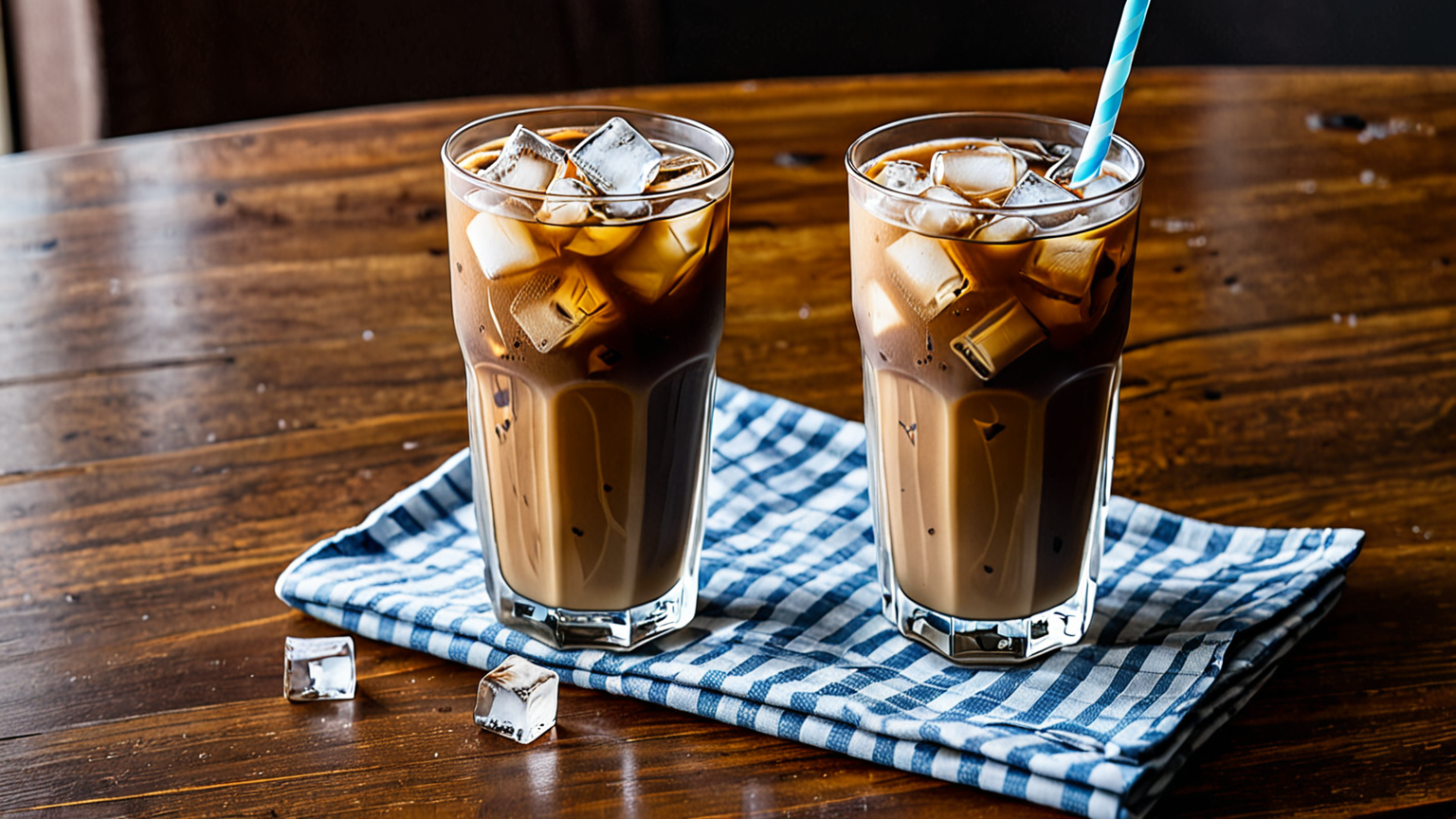 味が落ちたアイスコーヒーのイメージ