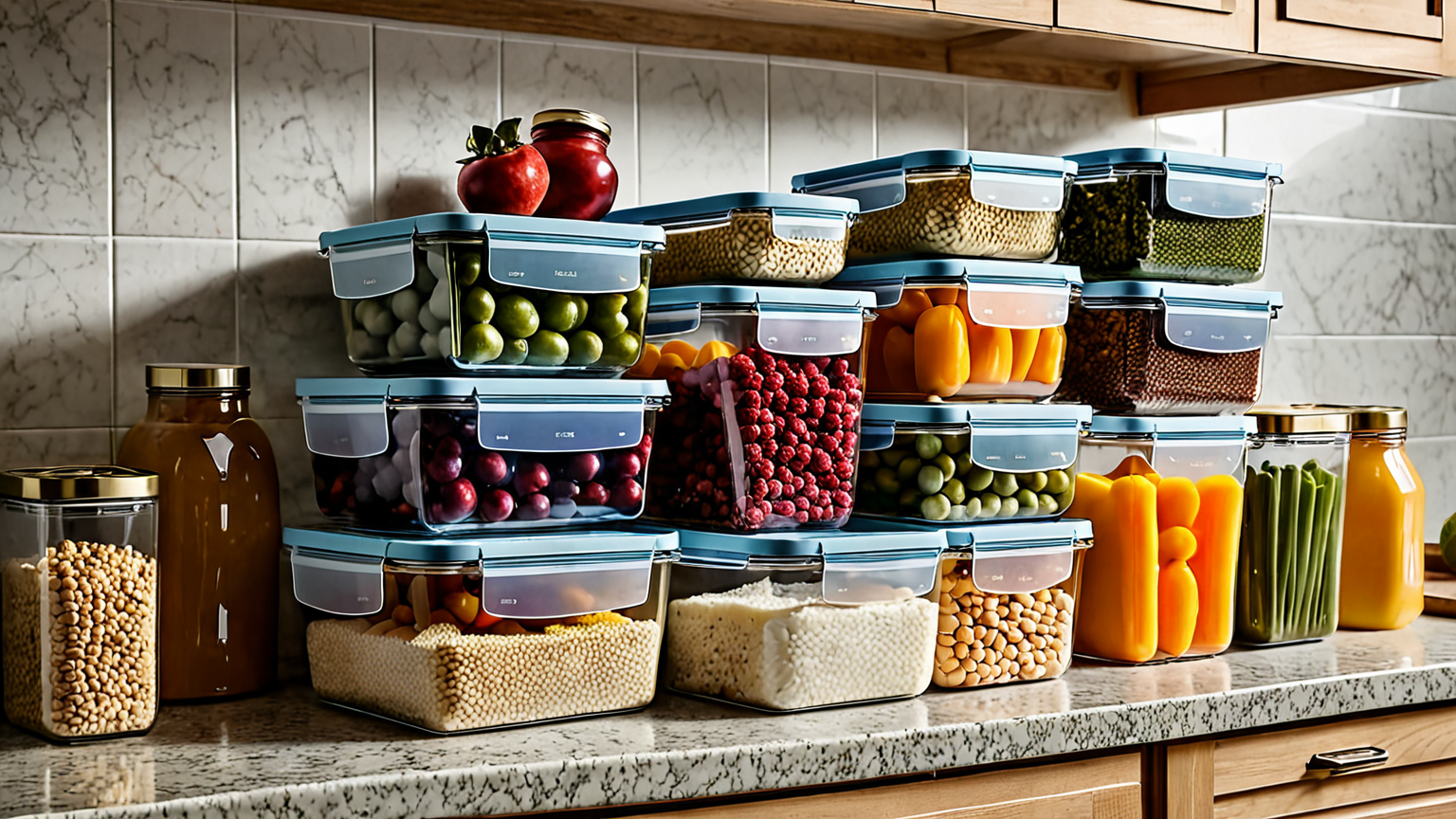 保存容器や冷凍保存袋のイメージ