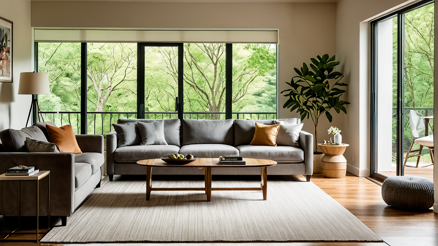 掃除機をかける際の動線を示すイラスト