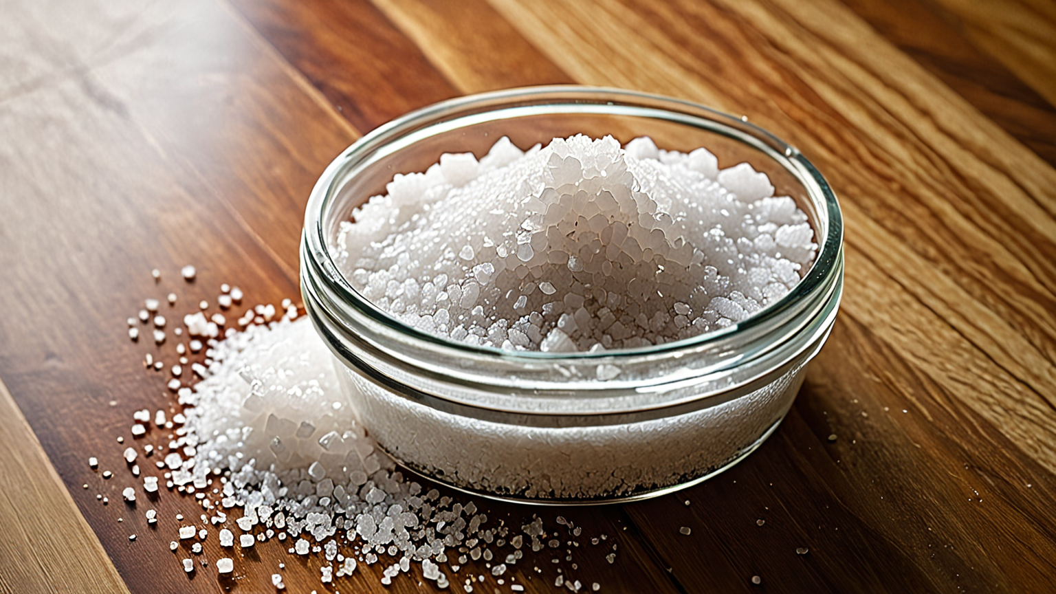 塩が固まってしまった保存容器