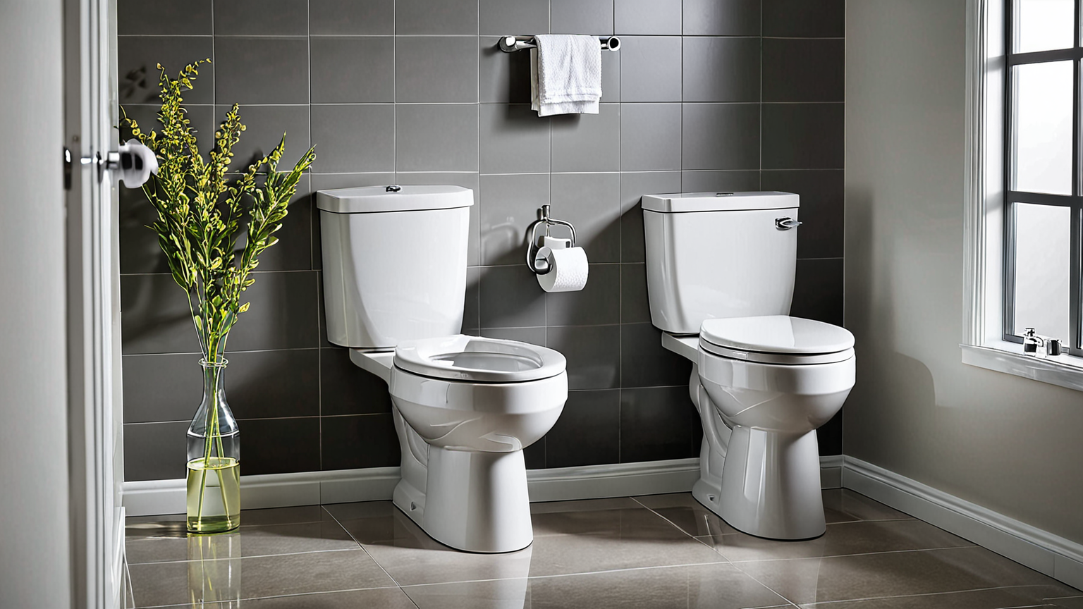 サンポールのボトルとトイレ便器