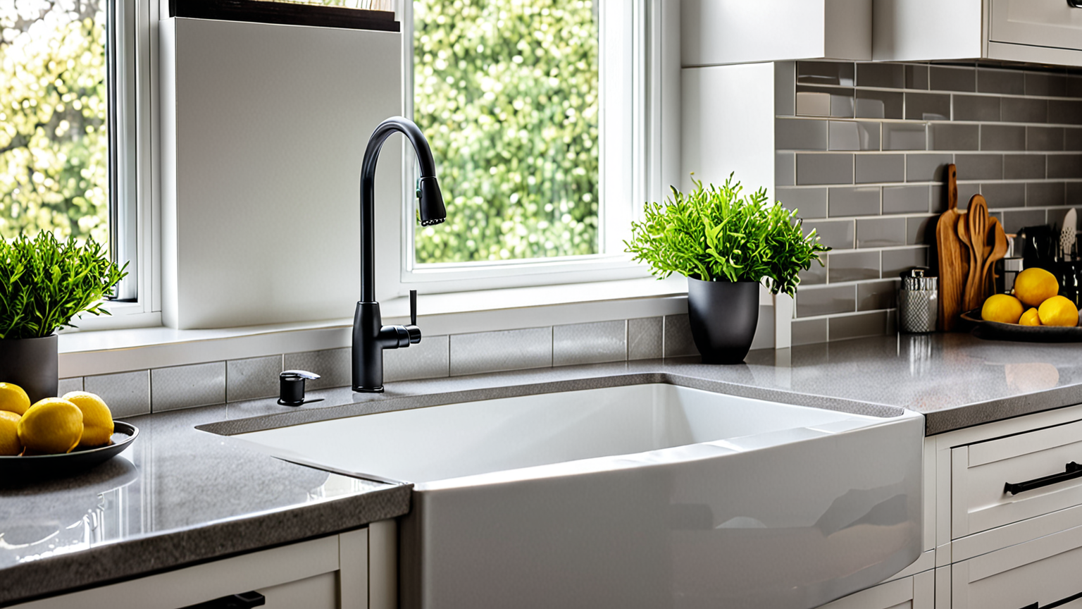 ピカピカのシンクとキッチン