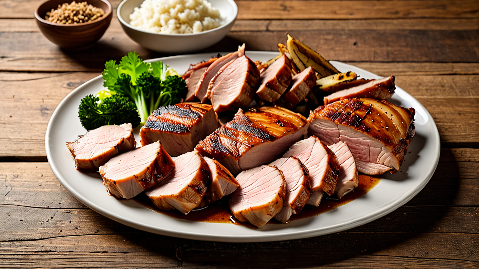 下味冷凍した豚肉を使った料理例