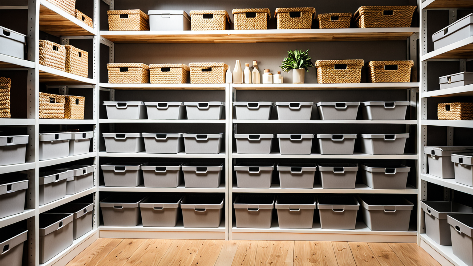 収納ケースのサイズを測るイメージ