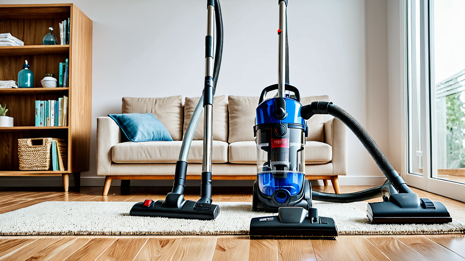 掃除機と掃除用具のイメージ