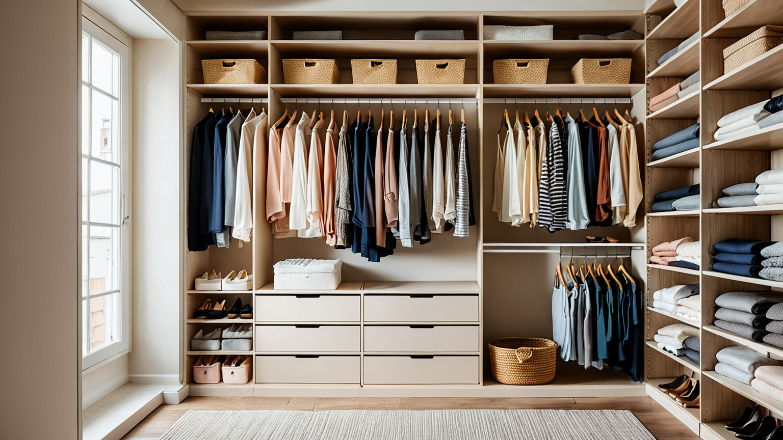 クローゼットの掃除中の様子