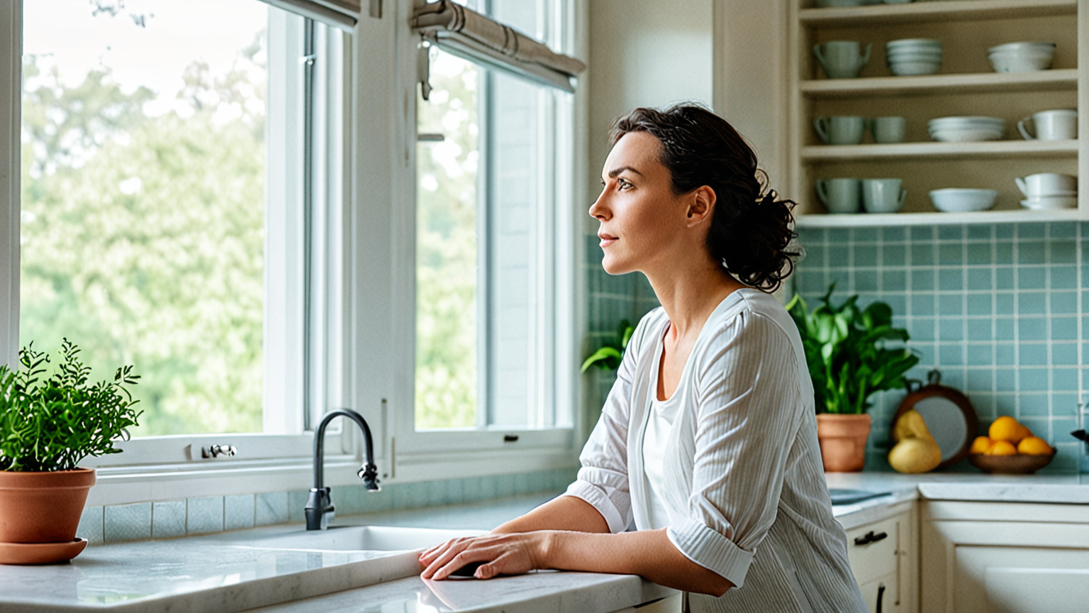 疑問を持つ主婦のイメージ