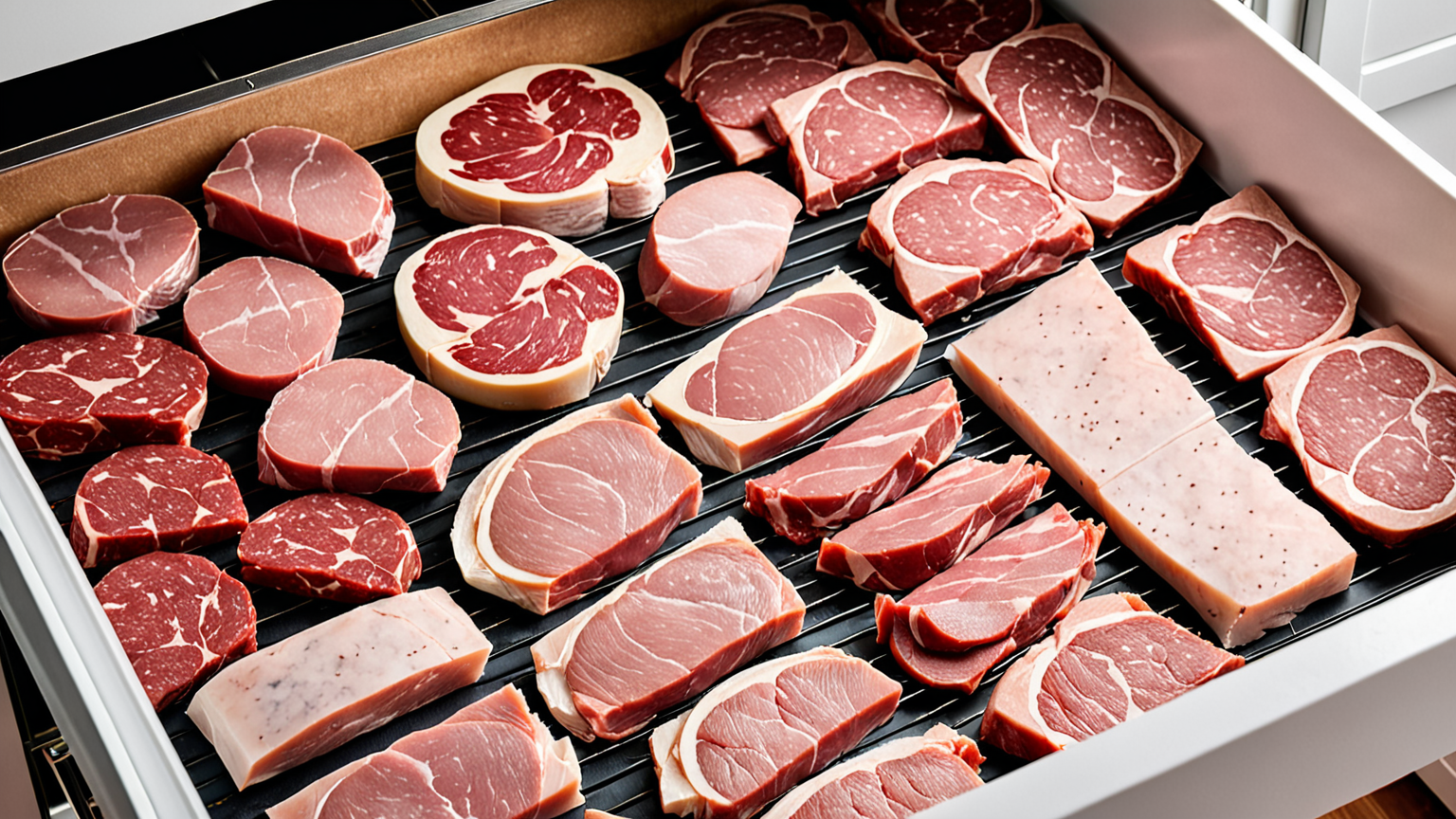 各種肉の冷凍保存期間一覧表