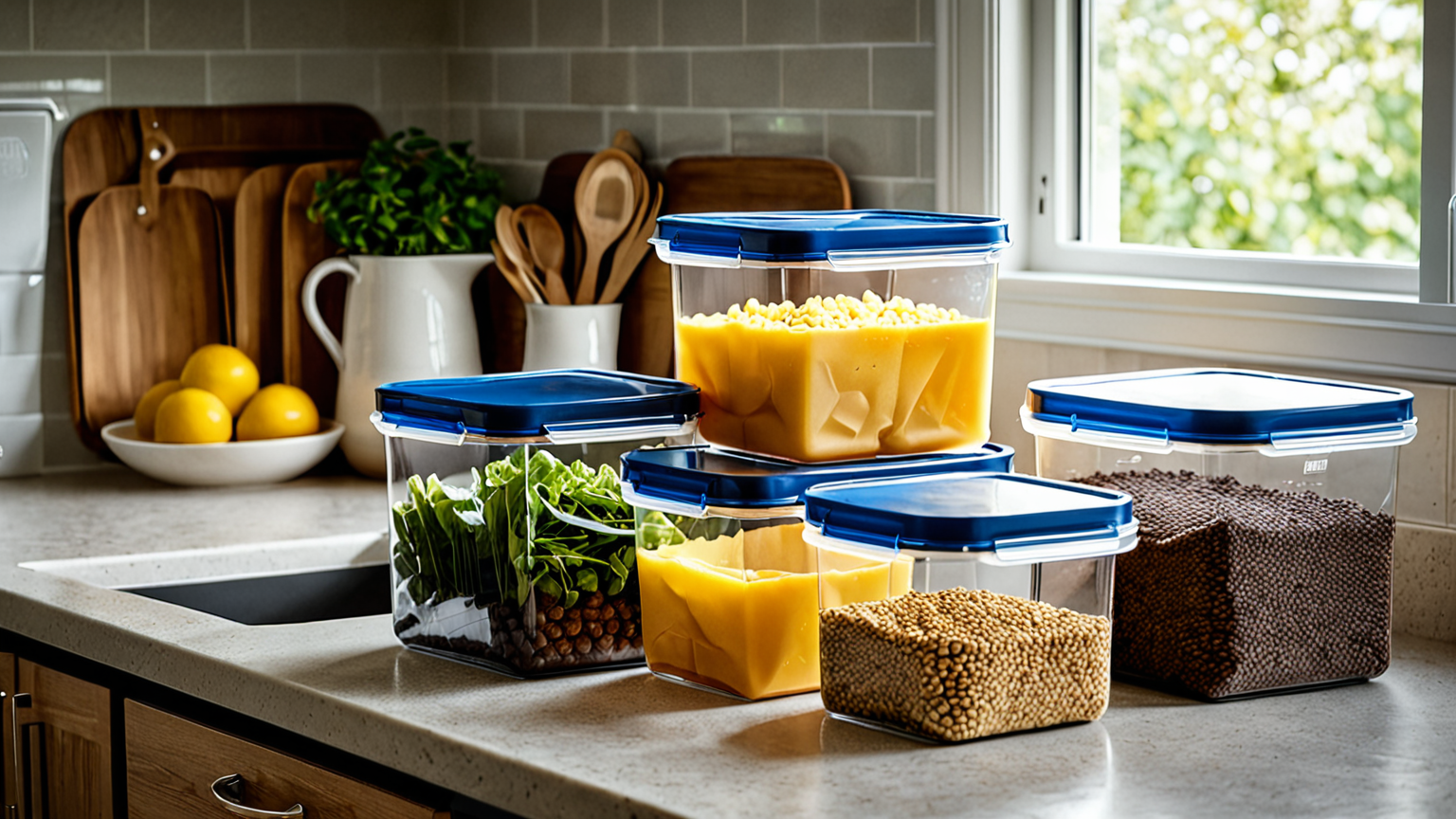 保存袋と密閉容器のセット