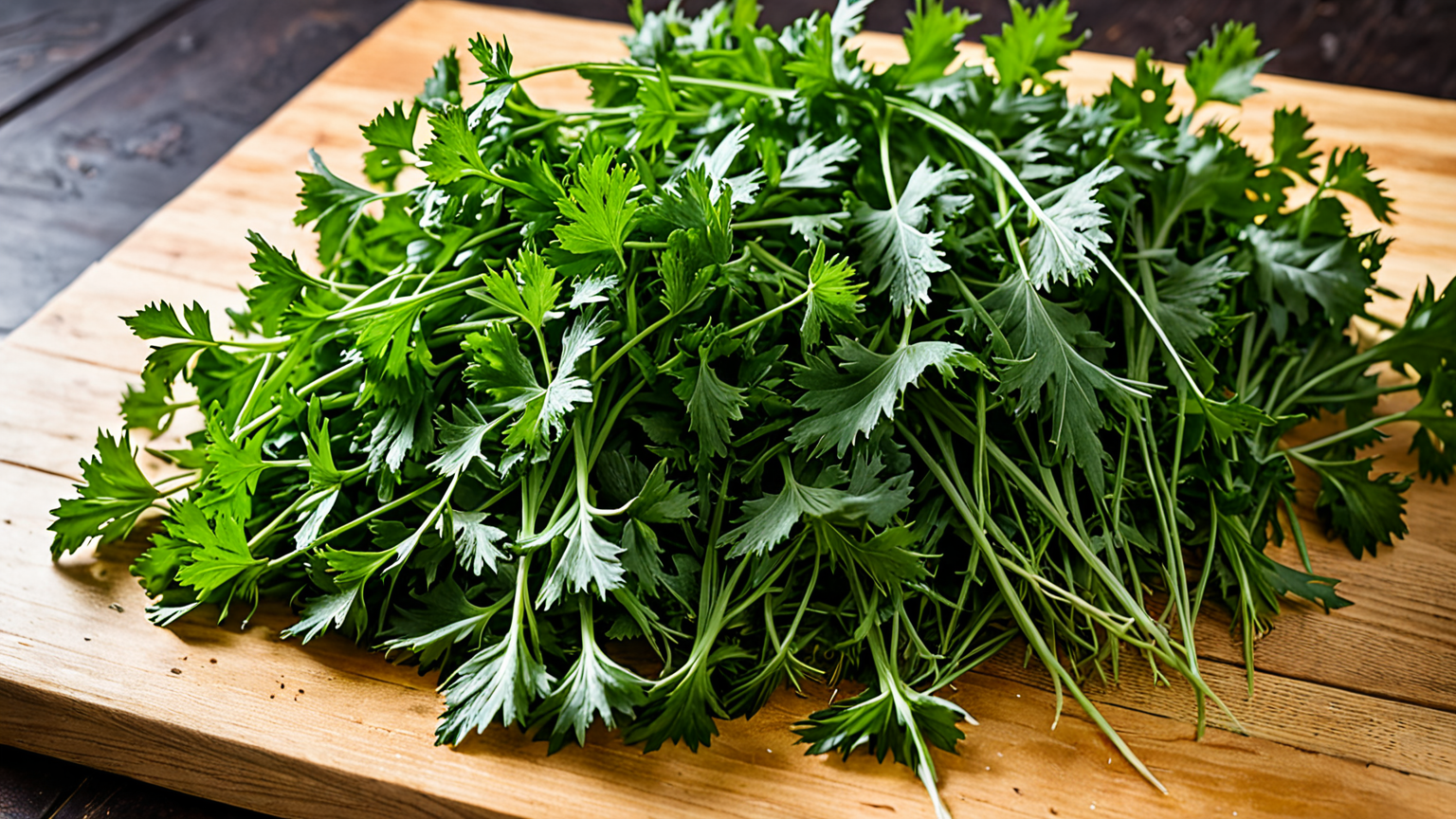 新鮮な水菜の束