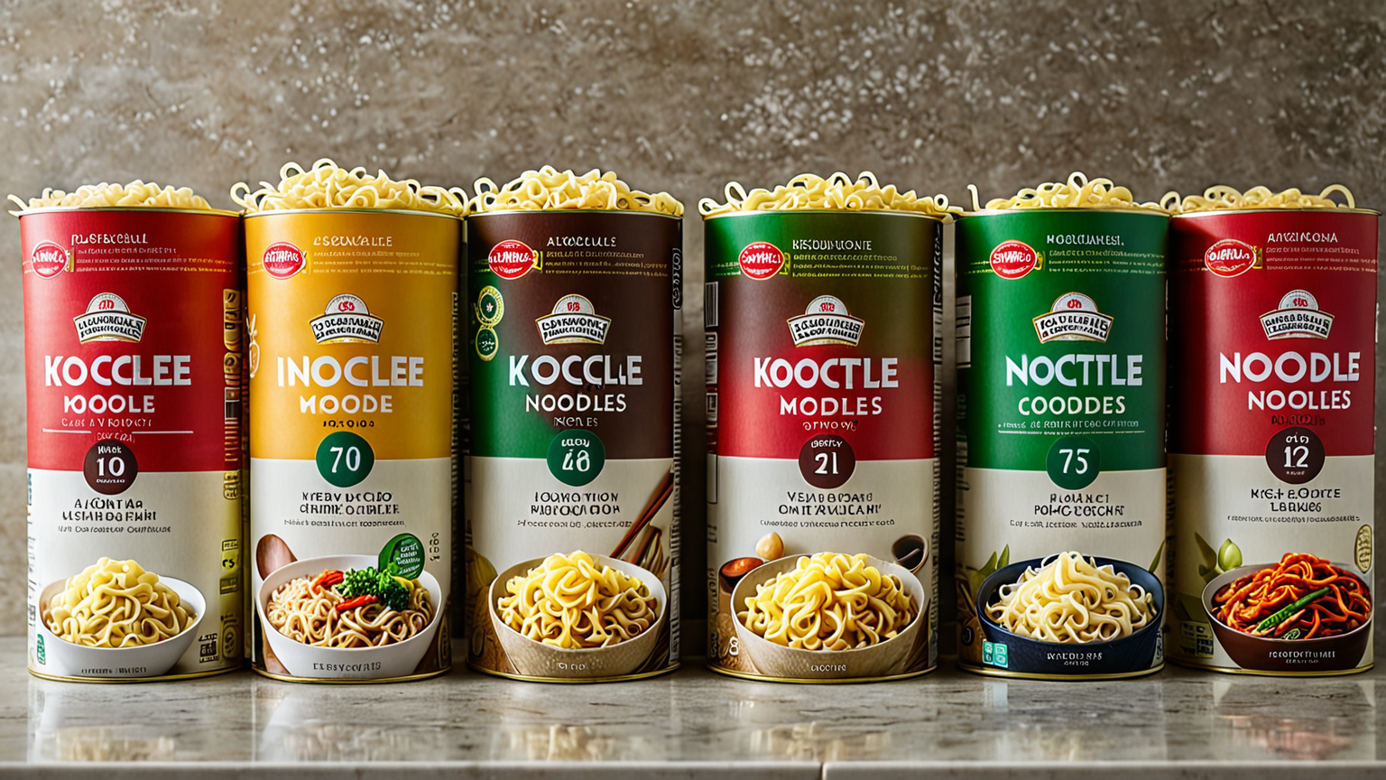 賞味期限表示と麺の品質チェック