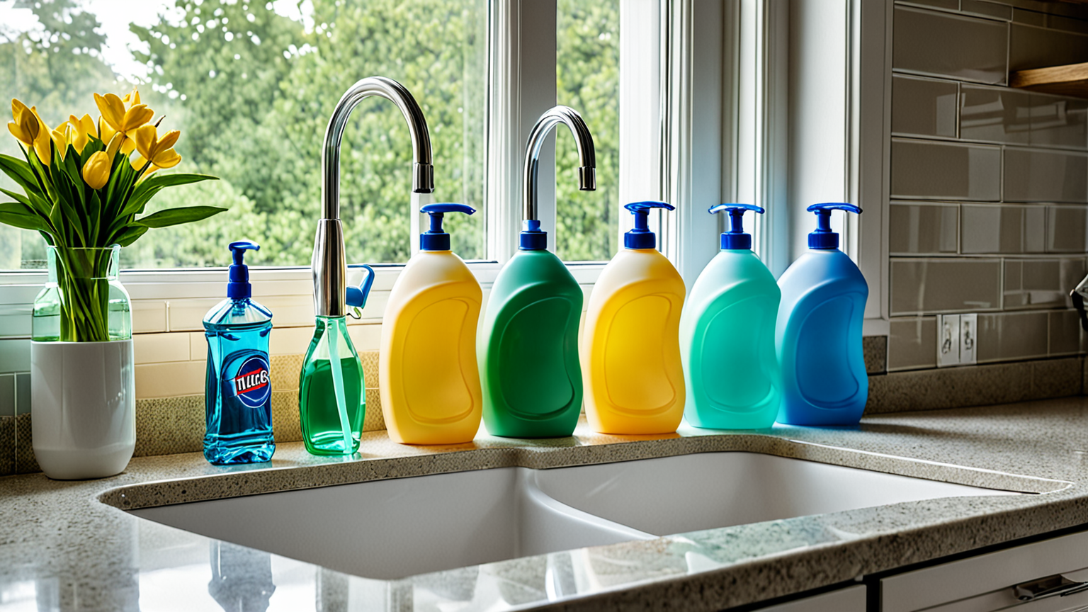 洗剤のボトルと成分表示