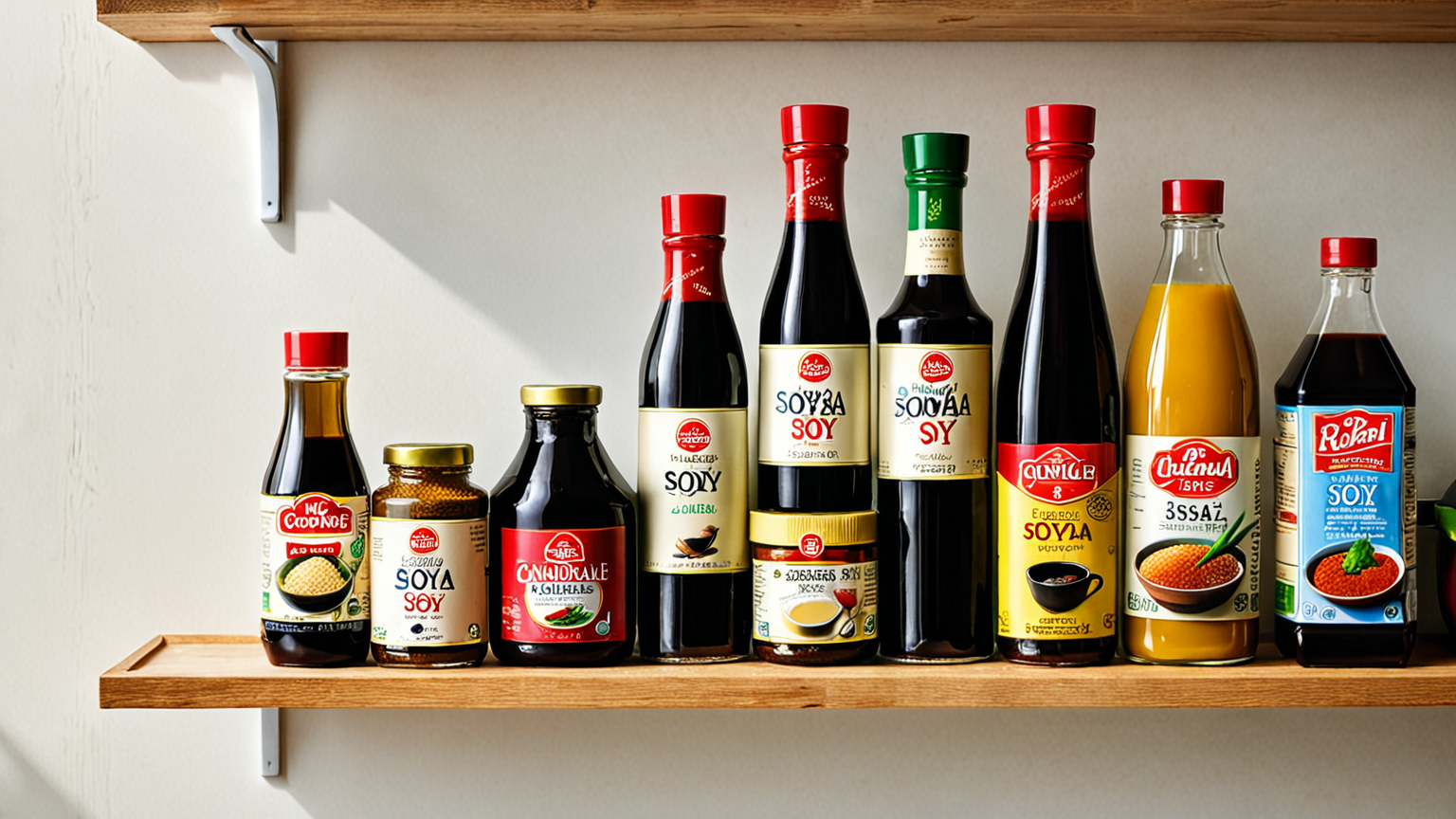 保存状態の良い醤油瓶のアップ