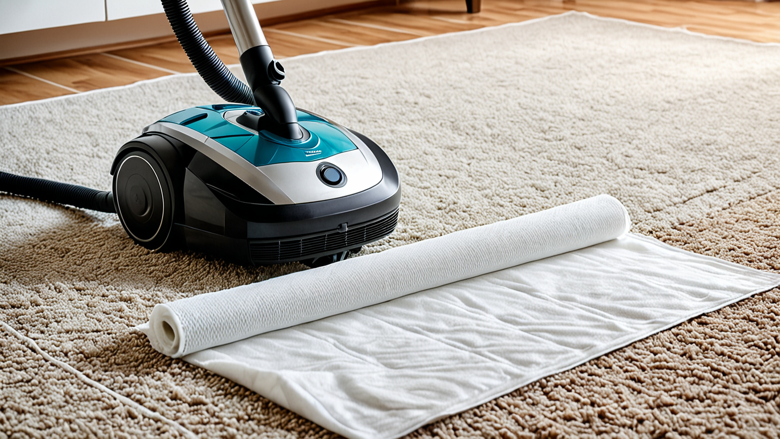 HEPAフィルター搭載掃除機とダニ取りシート