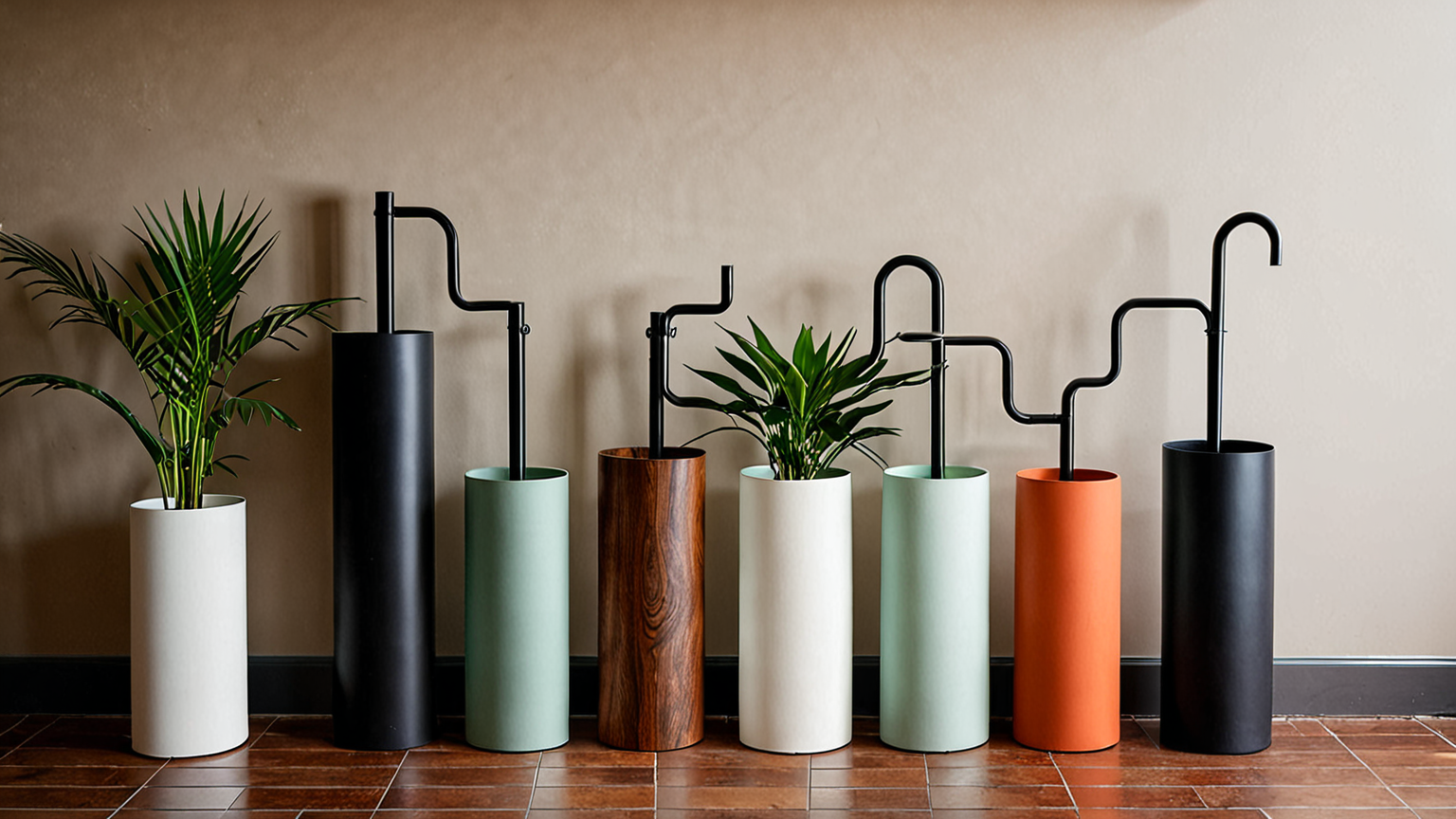 さまざまな傘立て素材のイメージ