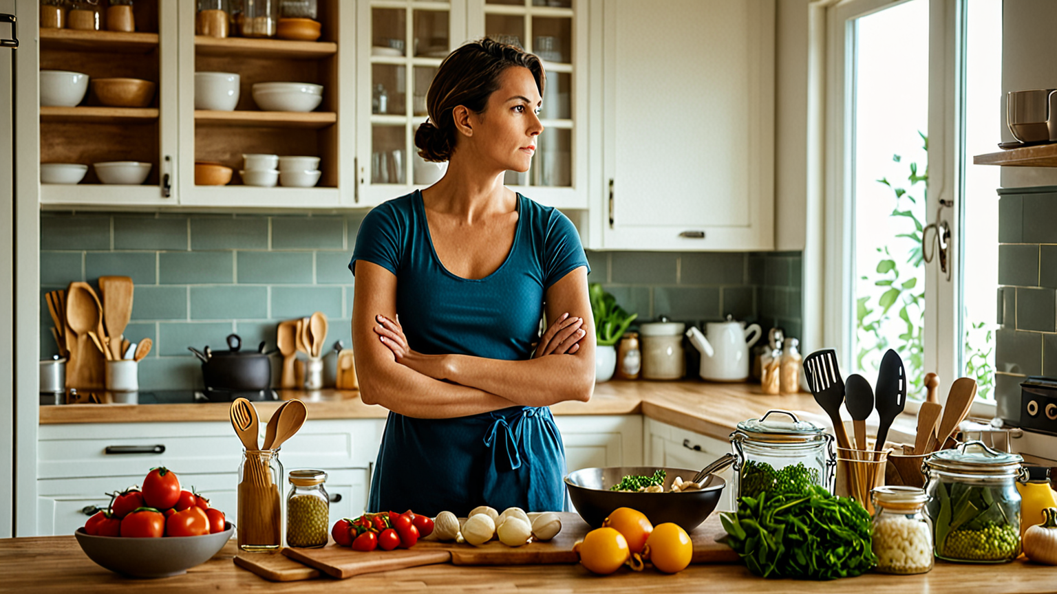 質問をする主婦のイラスト