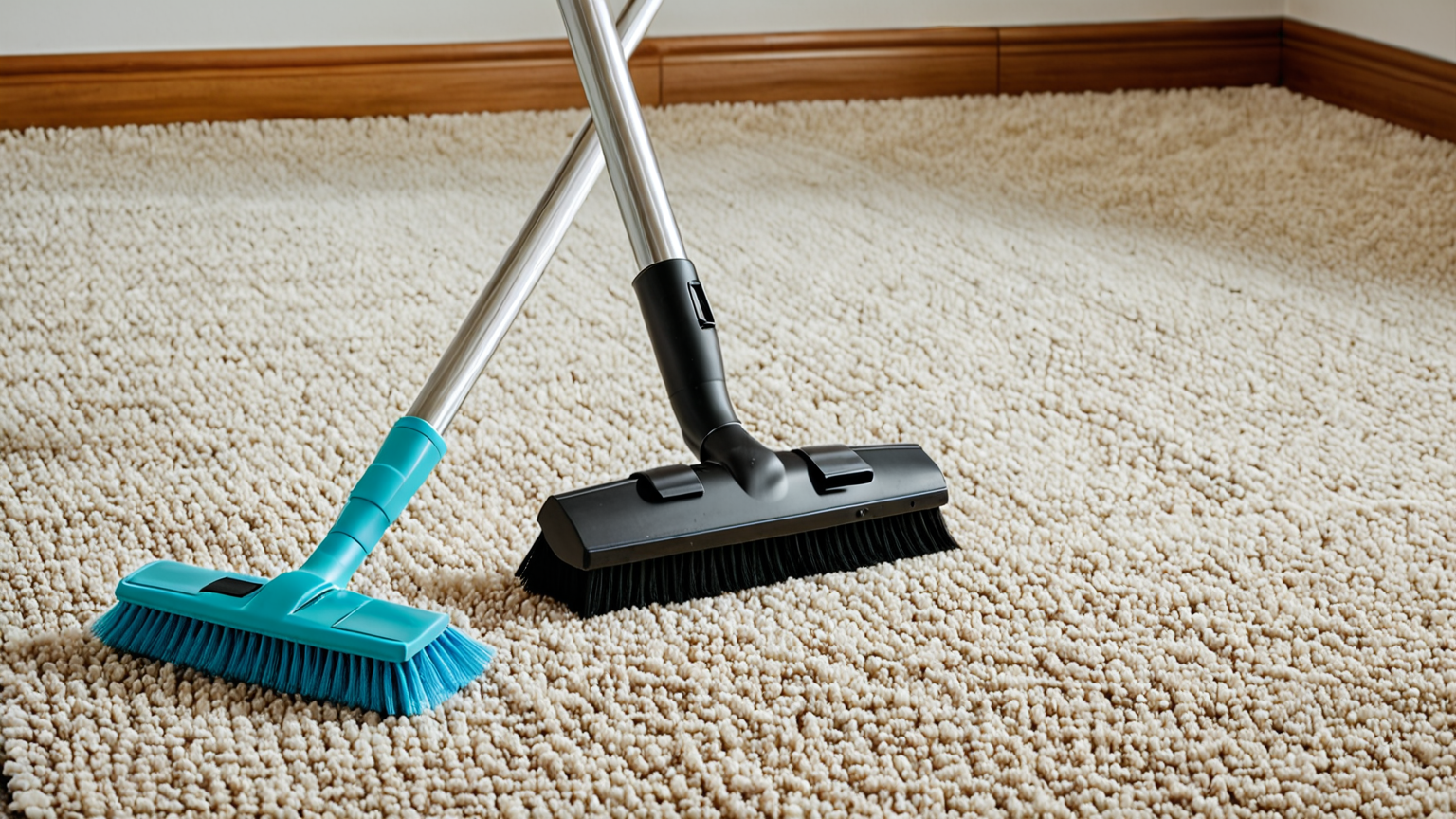 カーペット掃除に使う掃除道具のセット