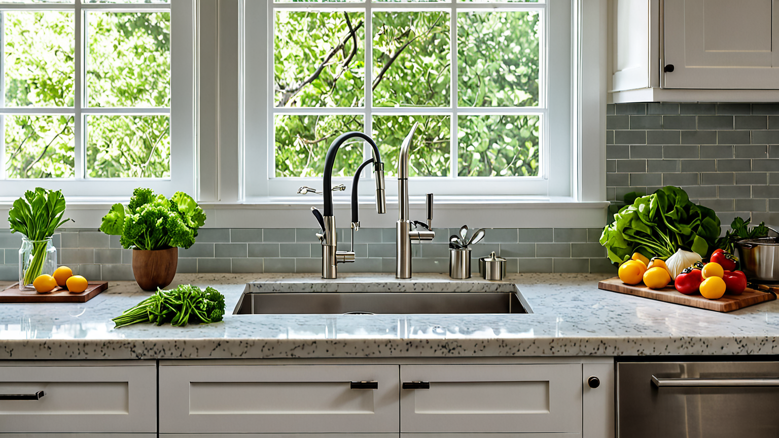 衛生的に調理する様子