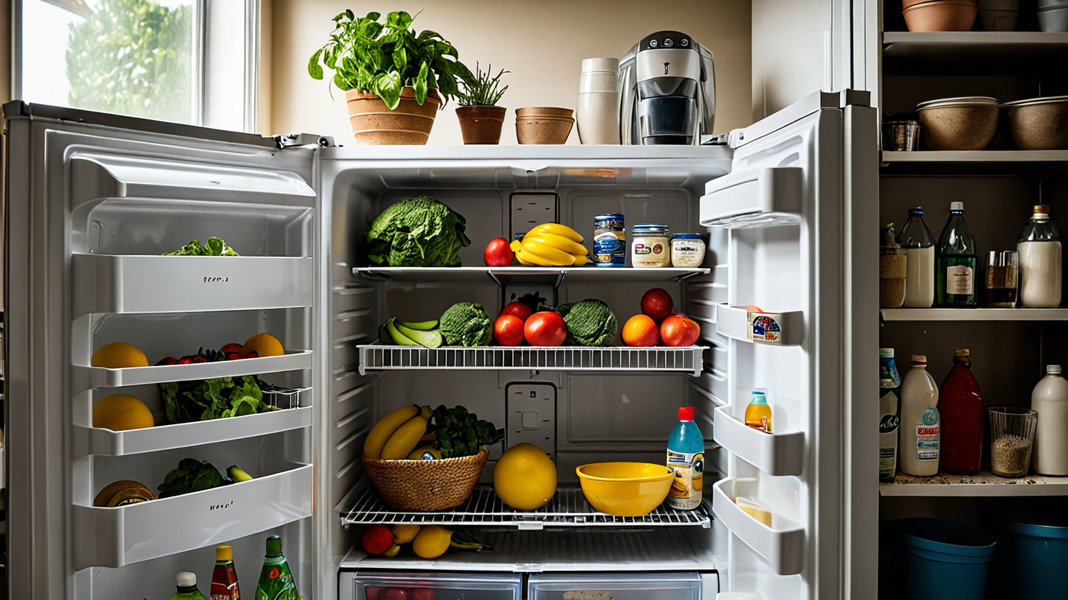 冷蔵庫の背面にほこりが溜まっている様子