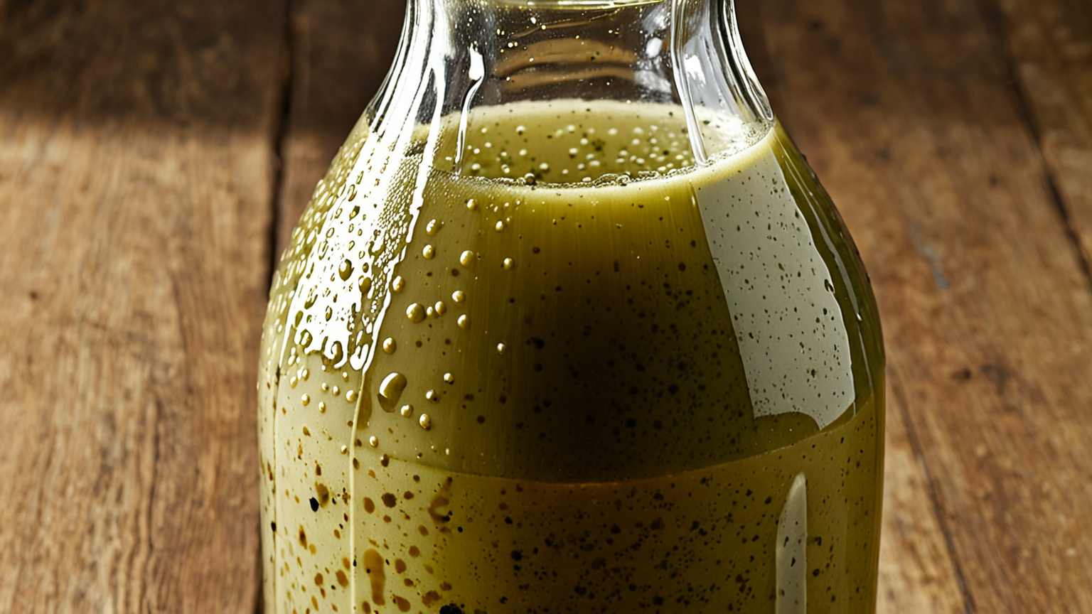 ドレッシングの変色やカビのアップ