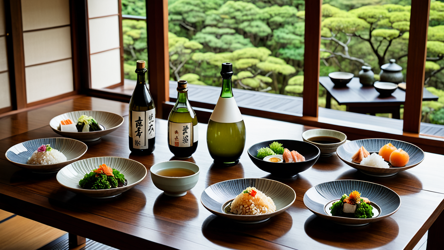 美味しい日本酒を楽しむ食卓