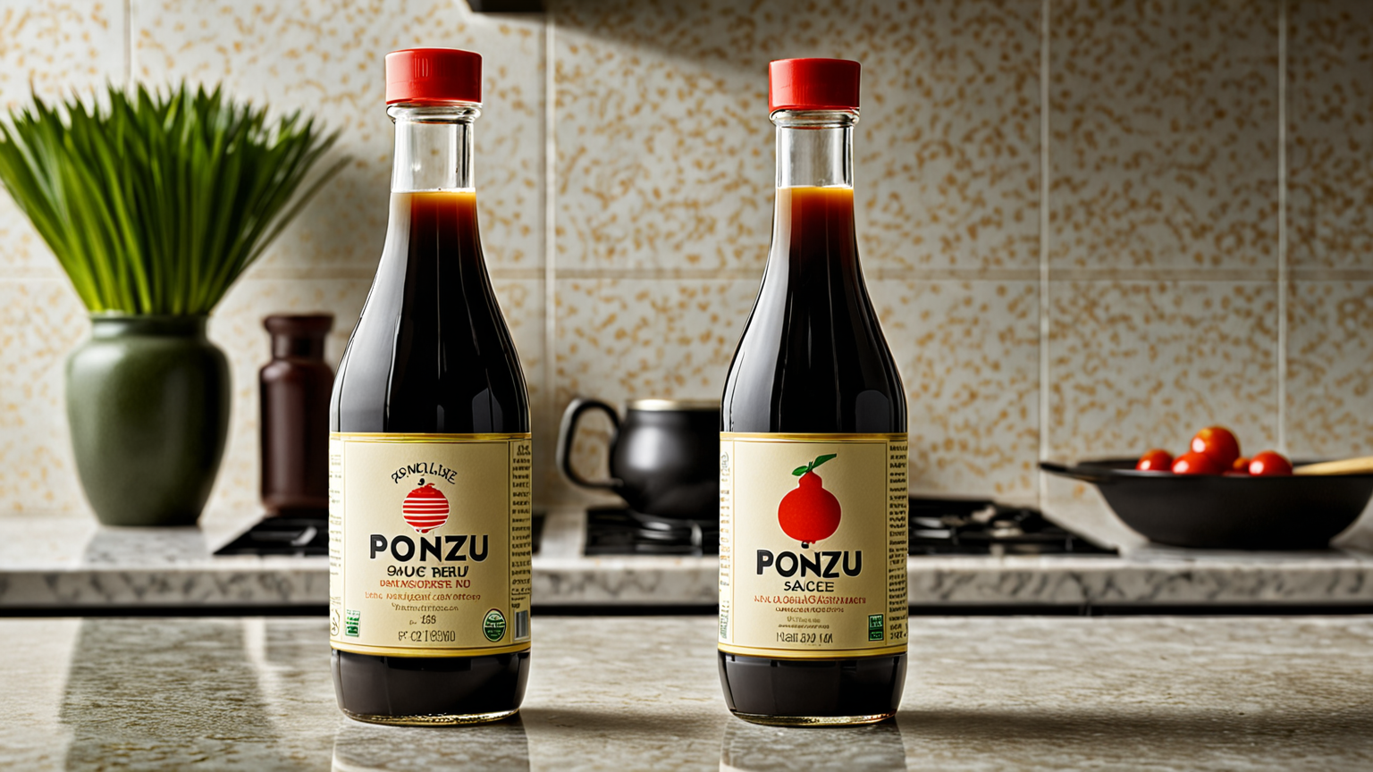 ポン酢の蓋をしっかり閉めている様子