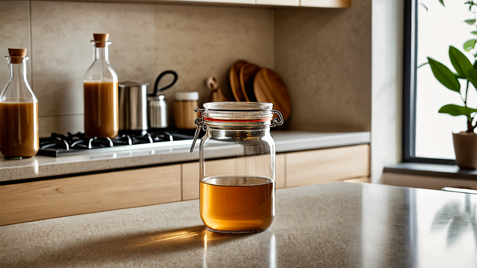 保存容器に移し替えられたポン酢