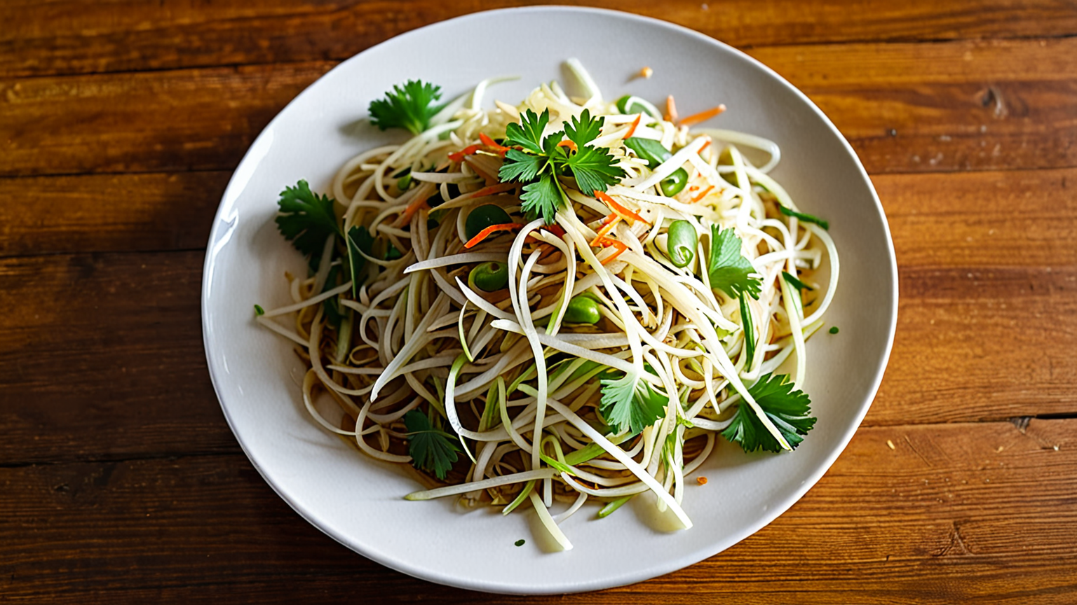 美味しそうなもやし炒め