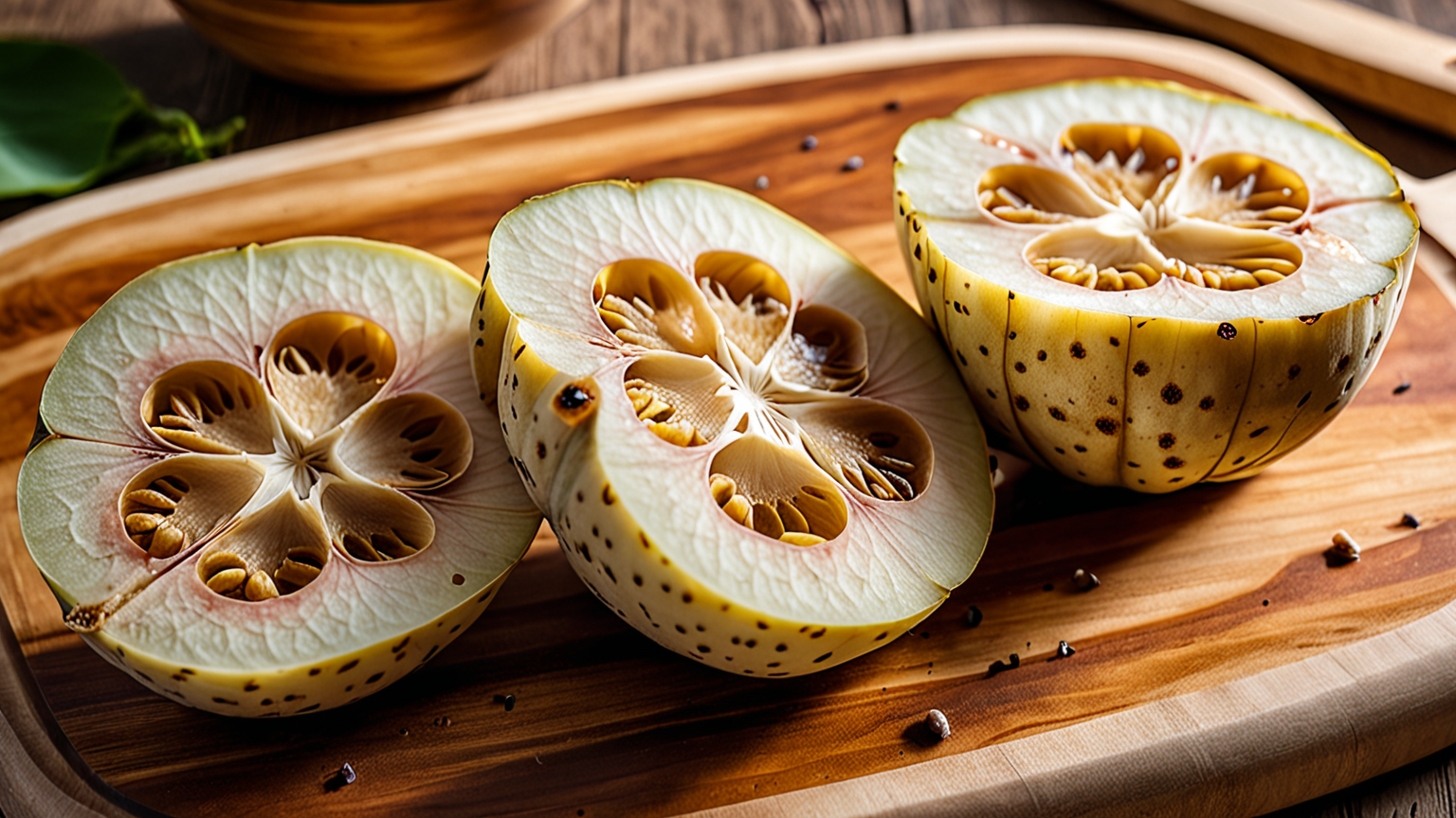 変色したれんこんのアップ写真