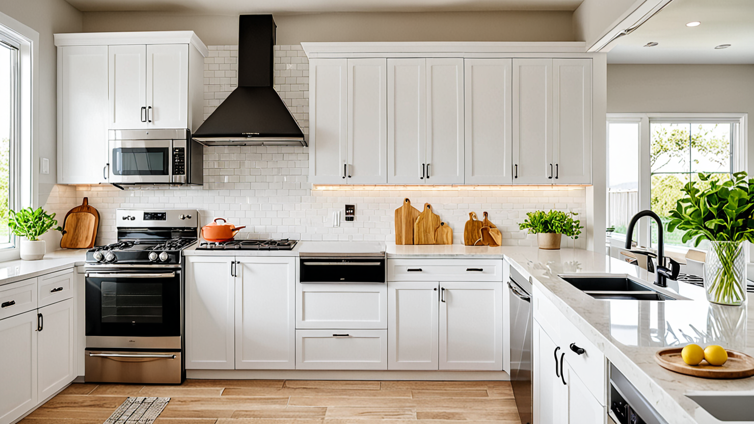 キッチン全体の掃除イメージ