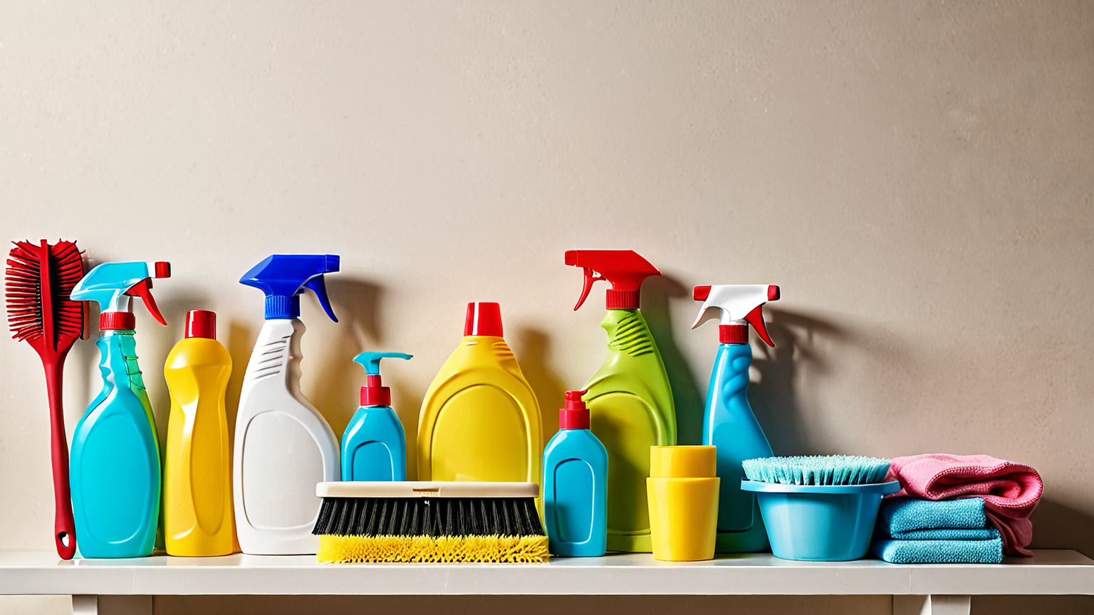 掃除道具の準備