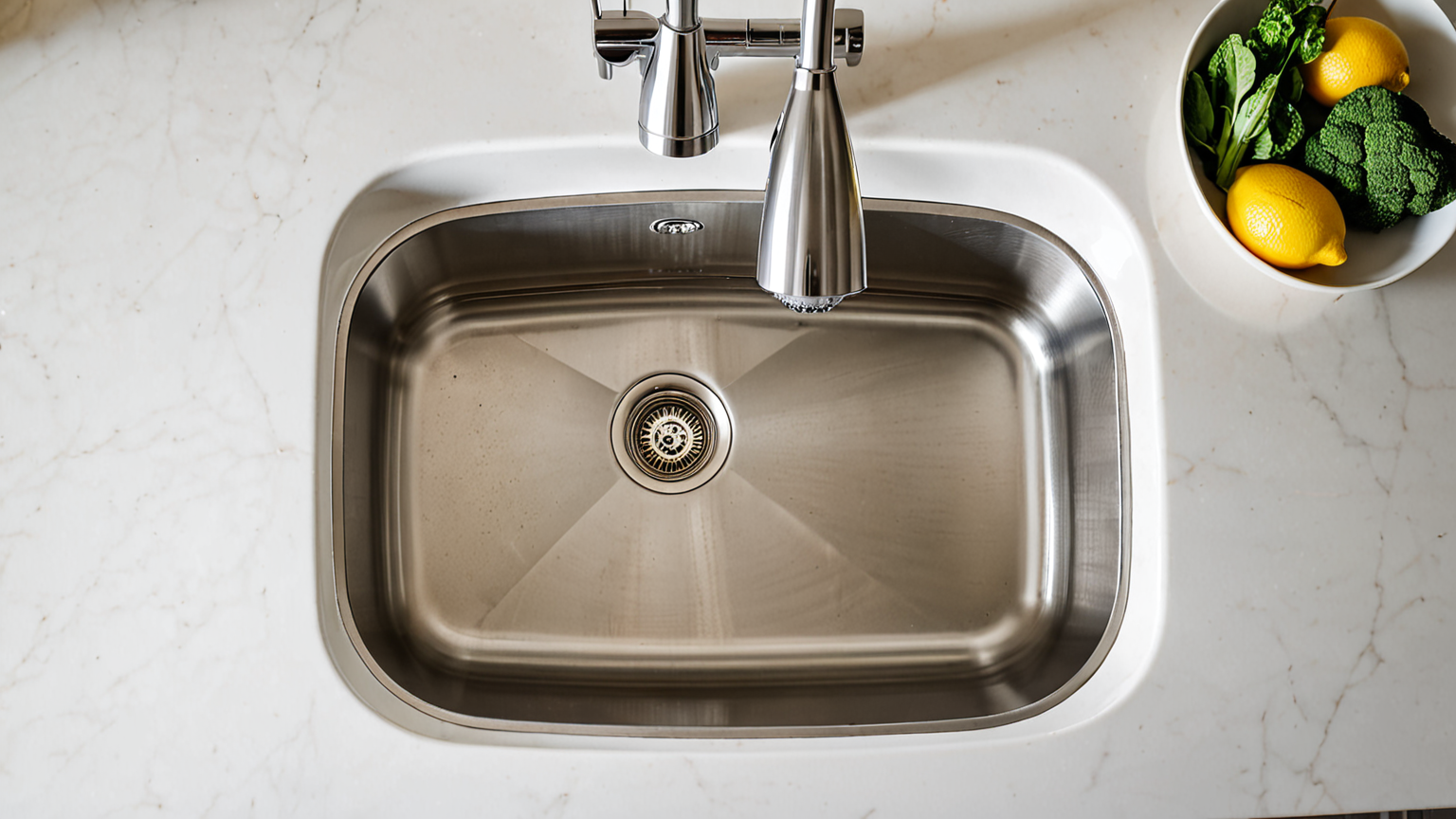 掃除後のピカピカの排水口