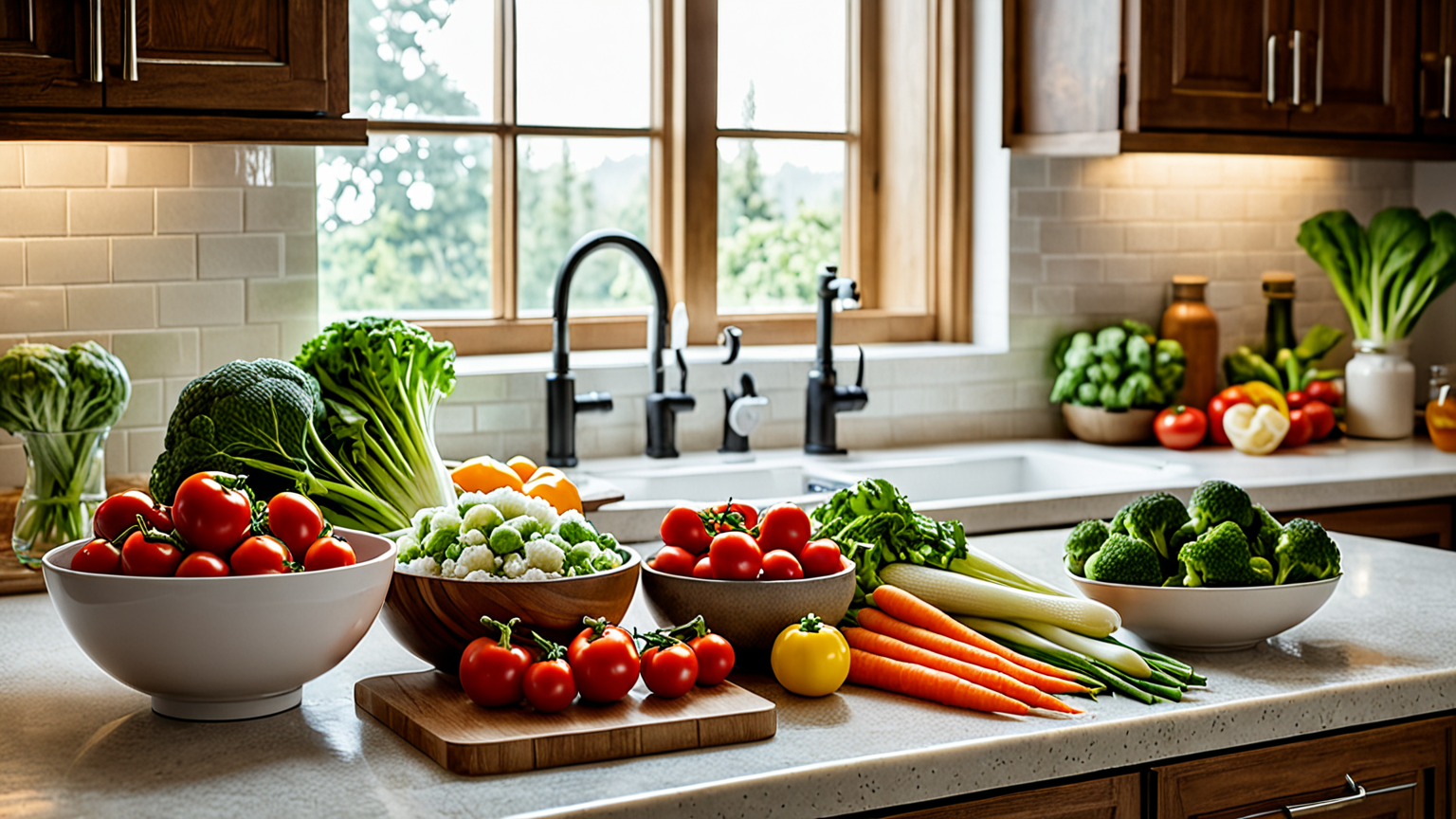 冷凍野菜と生野菜のイメージ
