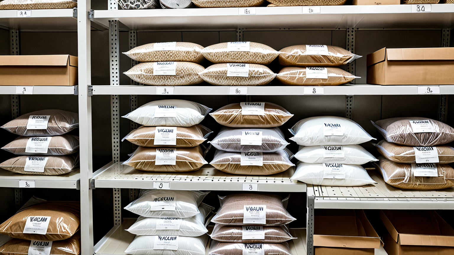 収納ラベルを貼った圧縮袋