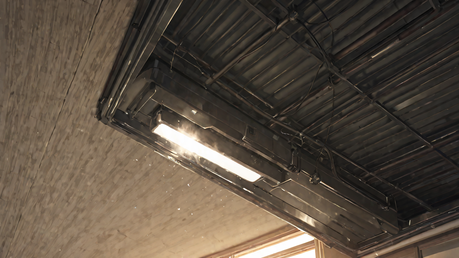 パソコン内部のファンと埃のイメージ