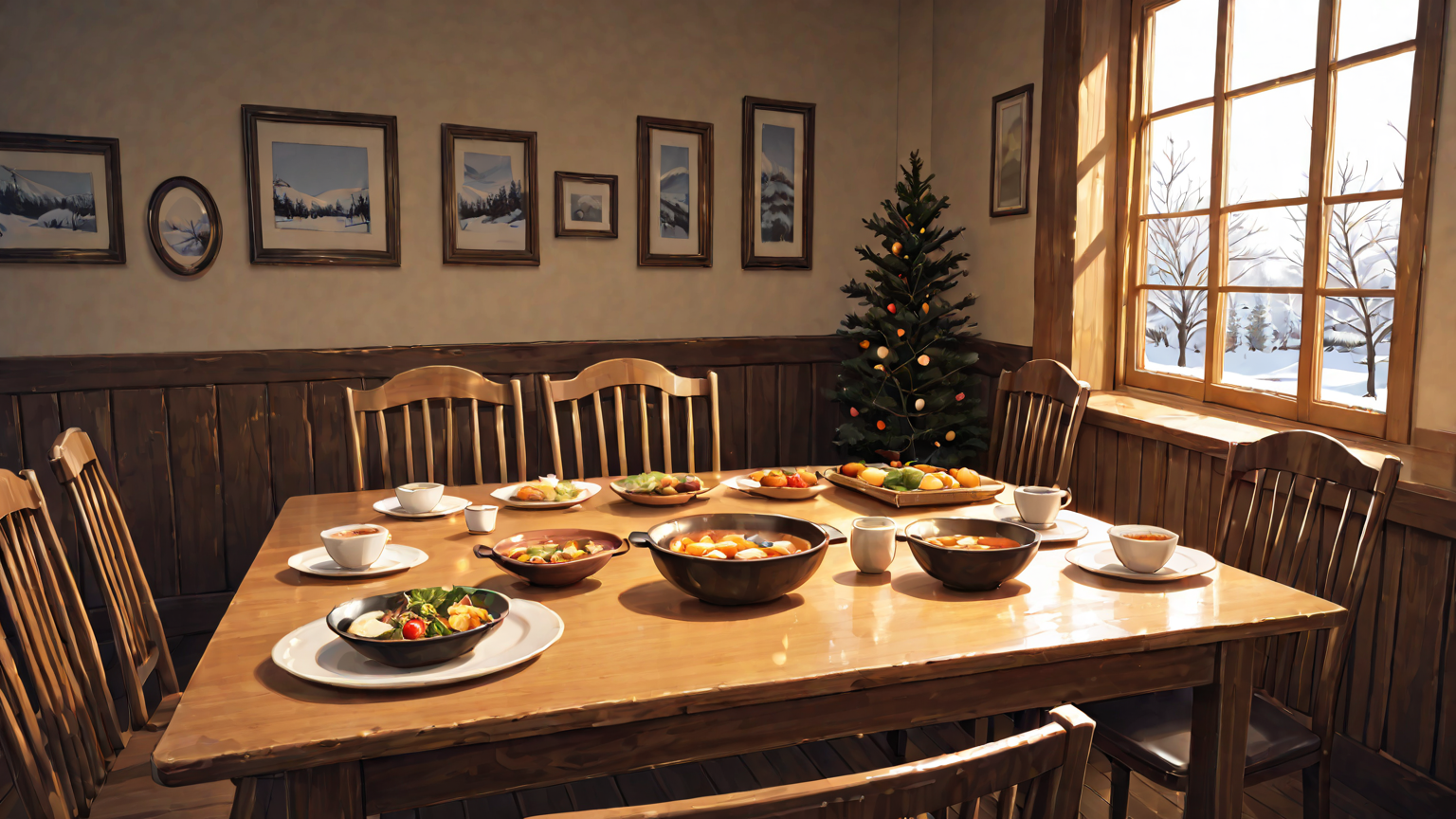 冬の食卓に並ぶ温かい料理