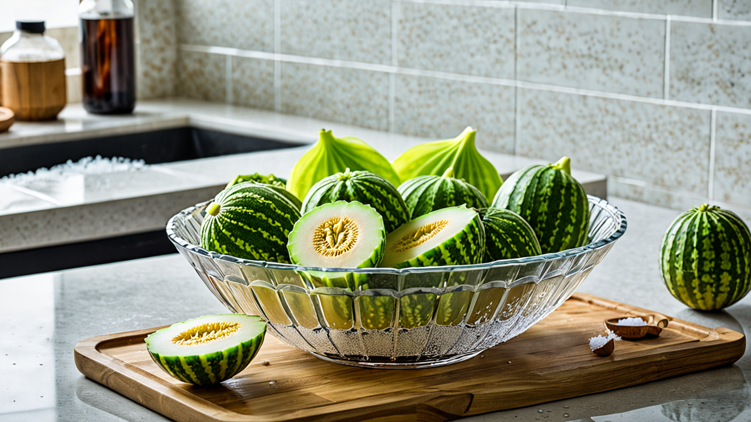 ゴーヤ 苦味 抜き方 塩もみ 時間のイメージ画像